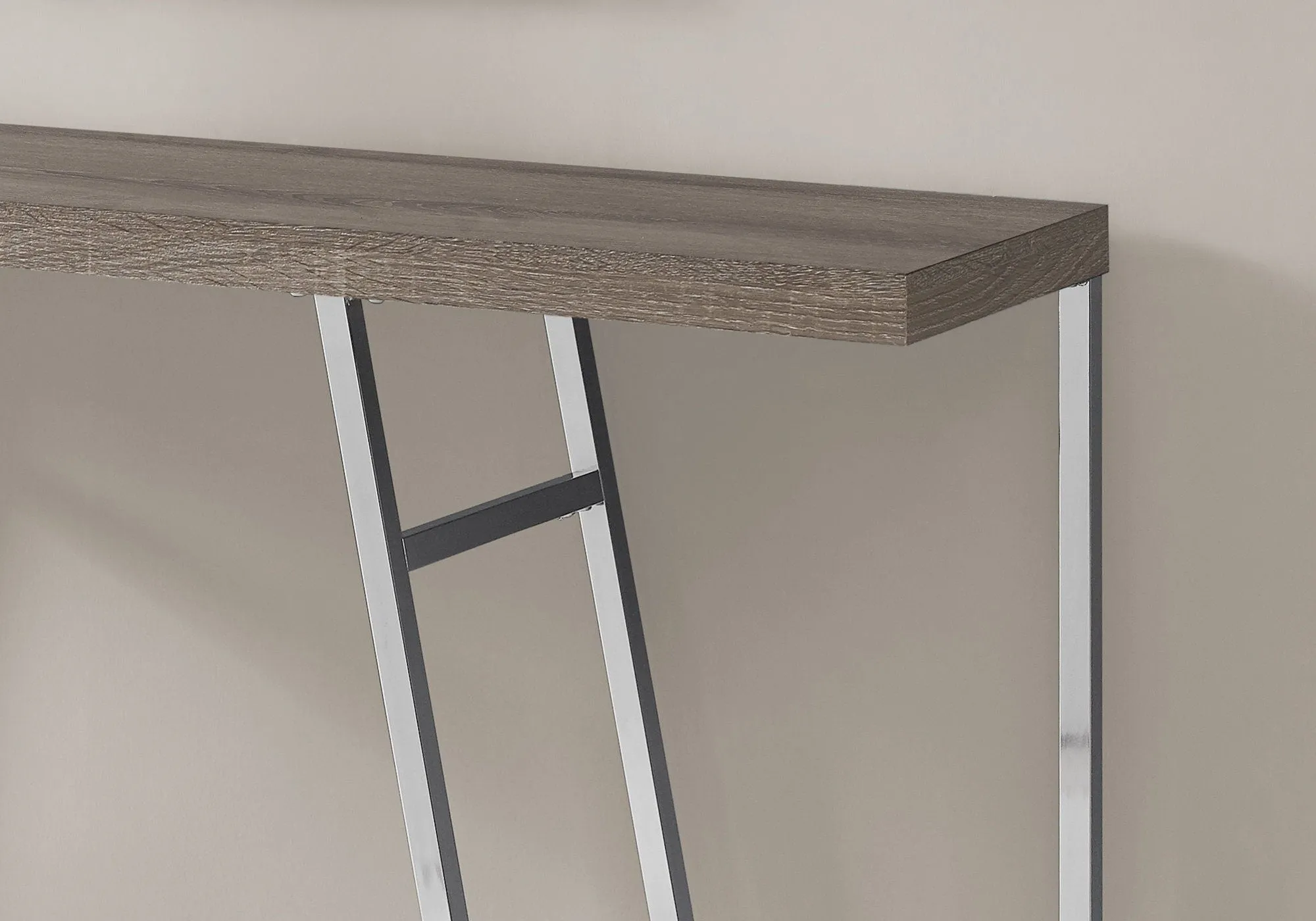 Accent Console Table For Entryway, Durable Construction - Taupe by Couch.com