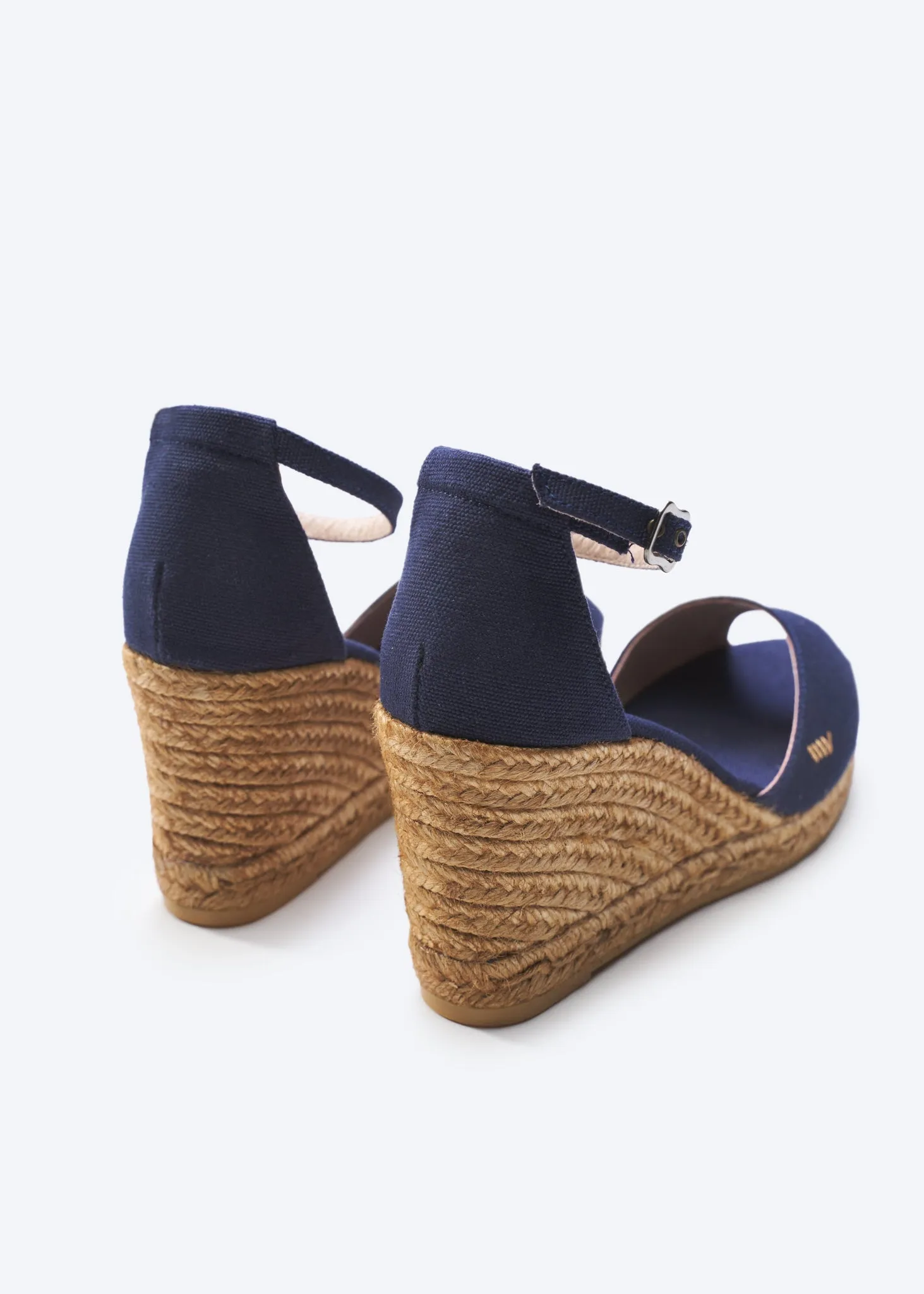 Aiguafreda Canvas Espadrille Sandal Wedges by Viscata