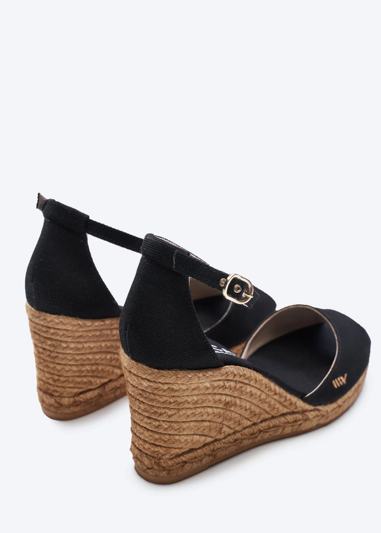 Aiguafreda Canvas Espadrille Sandal Wedges by Viscata