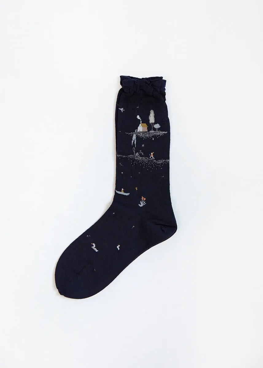 Antipast Lakeside House Mid Socks