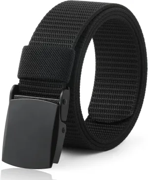 AWAYTR Nylon Boys Baseball Belt - Kids Golf Belt with Metal Buckle for Softball Pants School Uniform Jeans