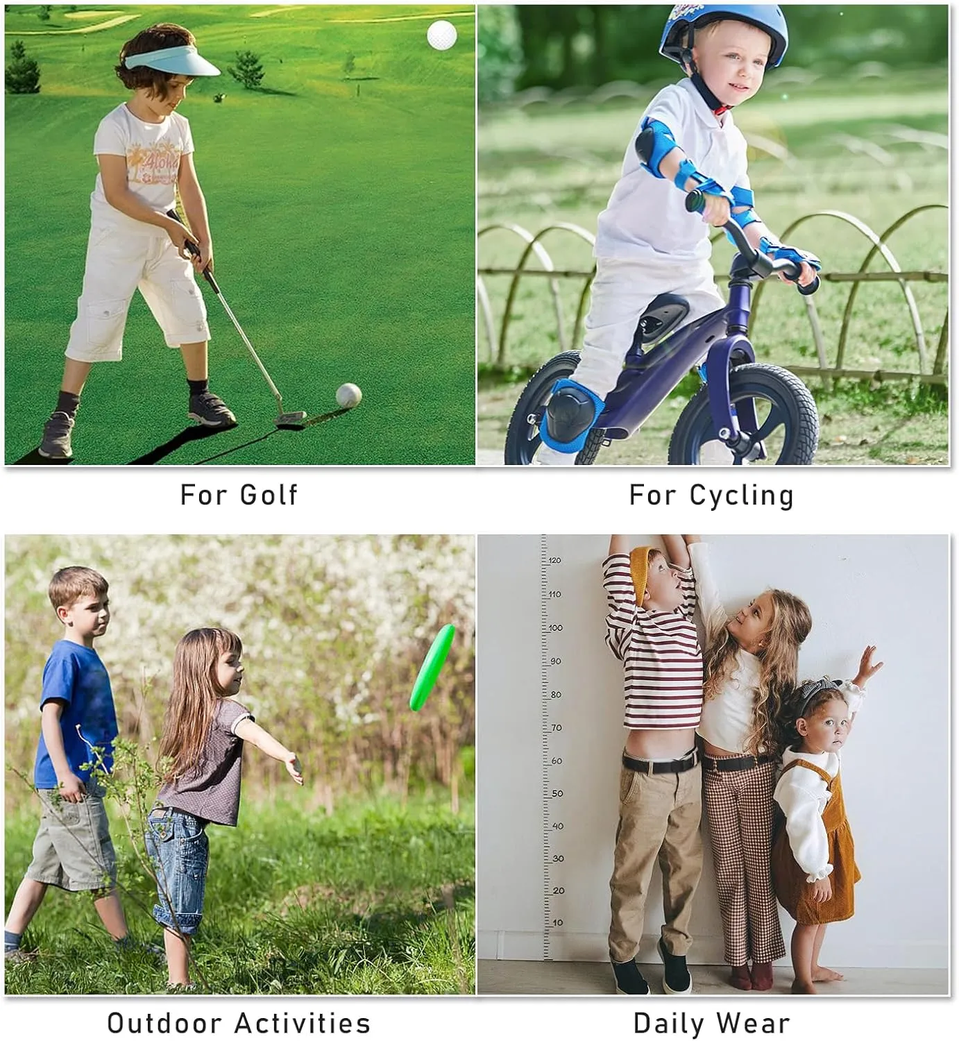 AWAYTR Nylon Boys Baseball Belt - Kids Golf Belt with Metal Buckle for Softball Pants School Uniform Jeans