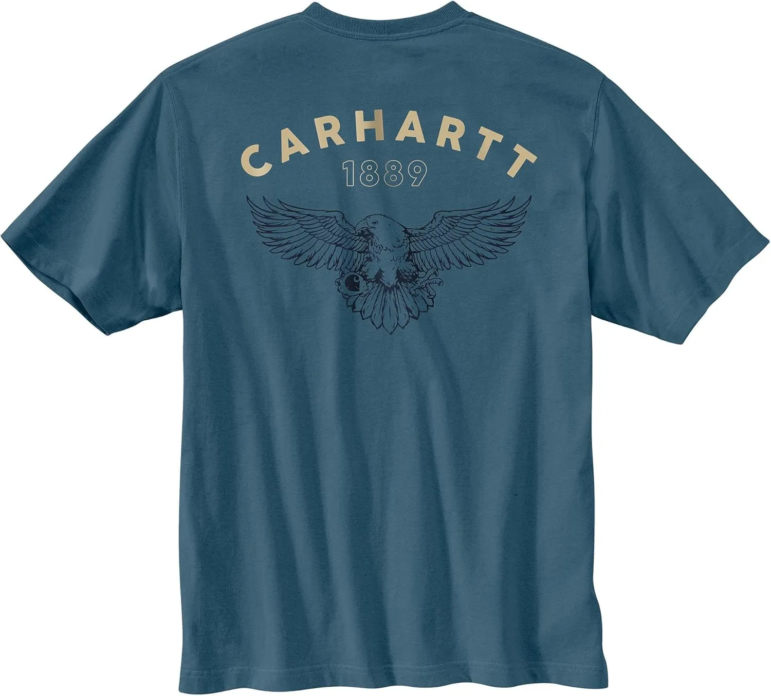 Carhartt Men's Relaxed Fit Lightweight Short-Sleeve Eagle Graphic T-Shirt