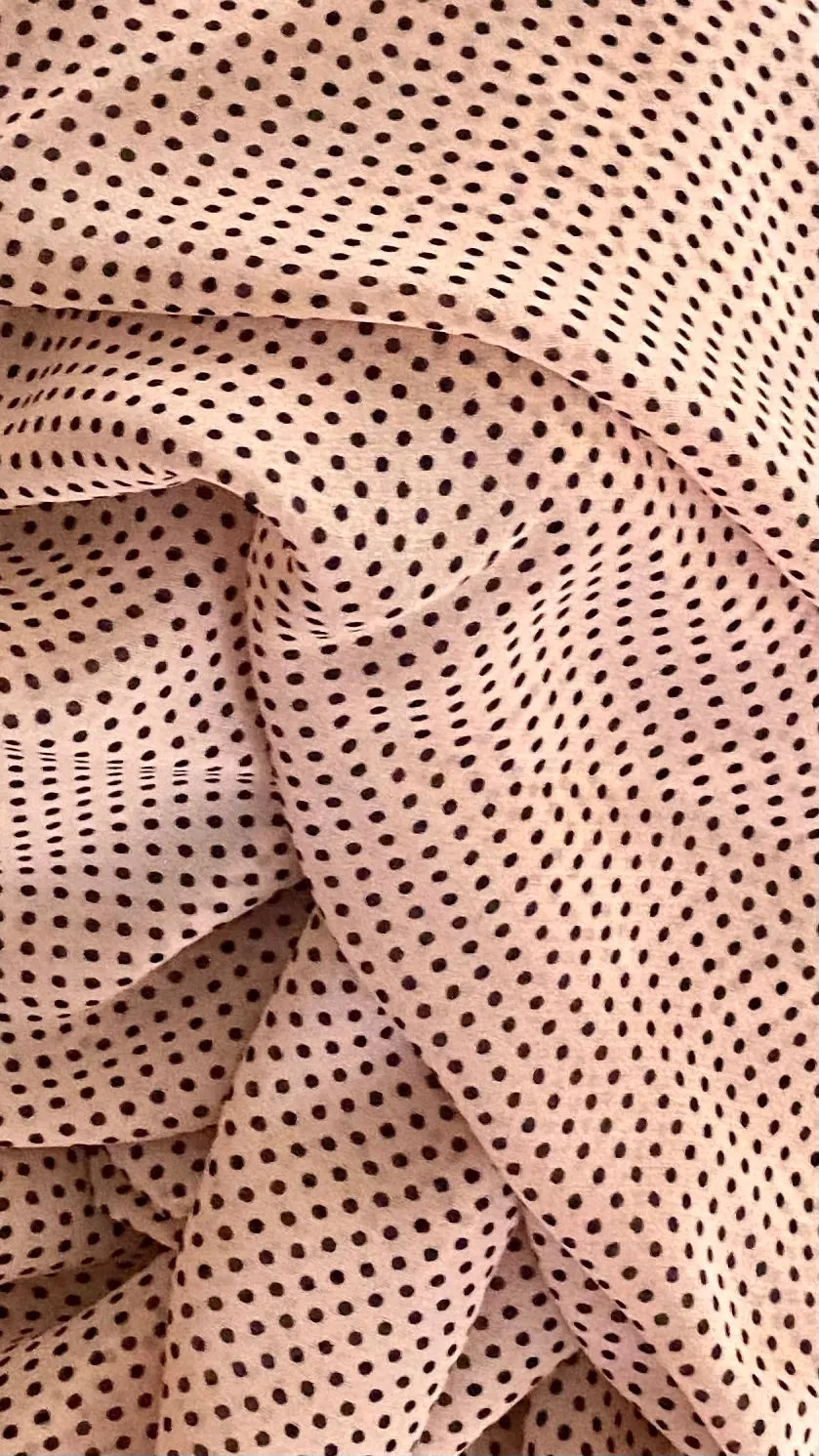Mini Polka Dot Chiffon Shawl/Hijab