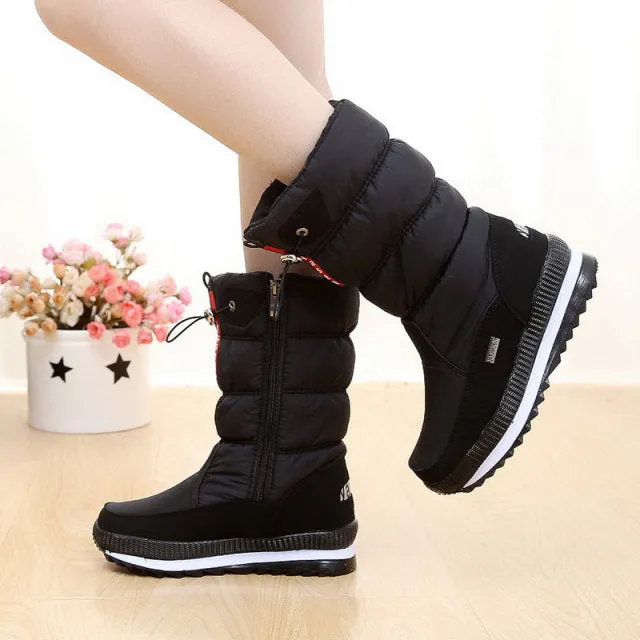 Plush No-Slip Snow Boots