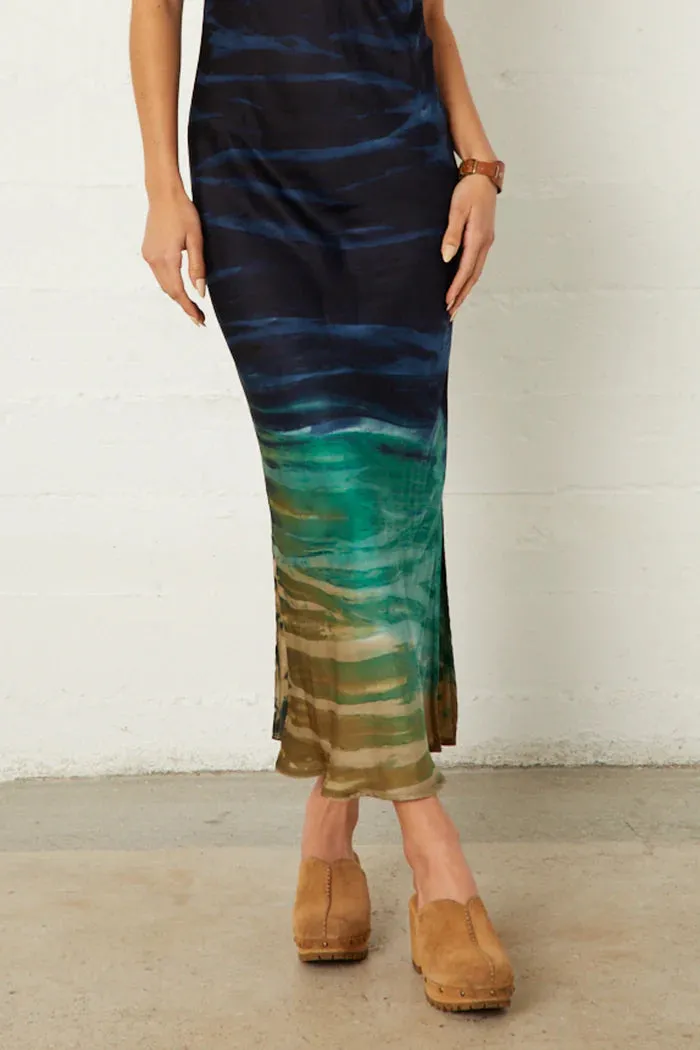 Satin Skye Bias Dress
