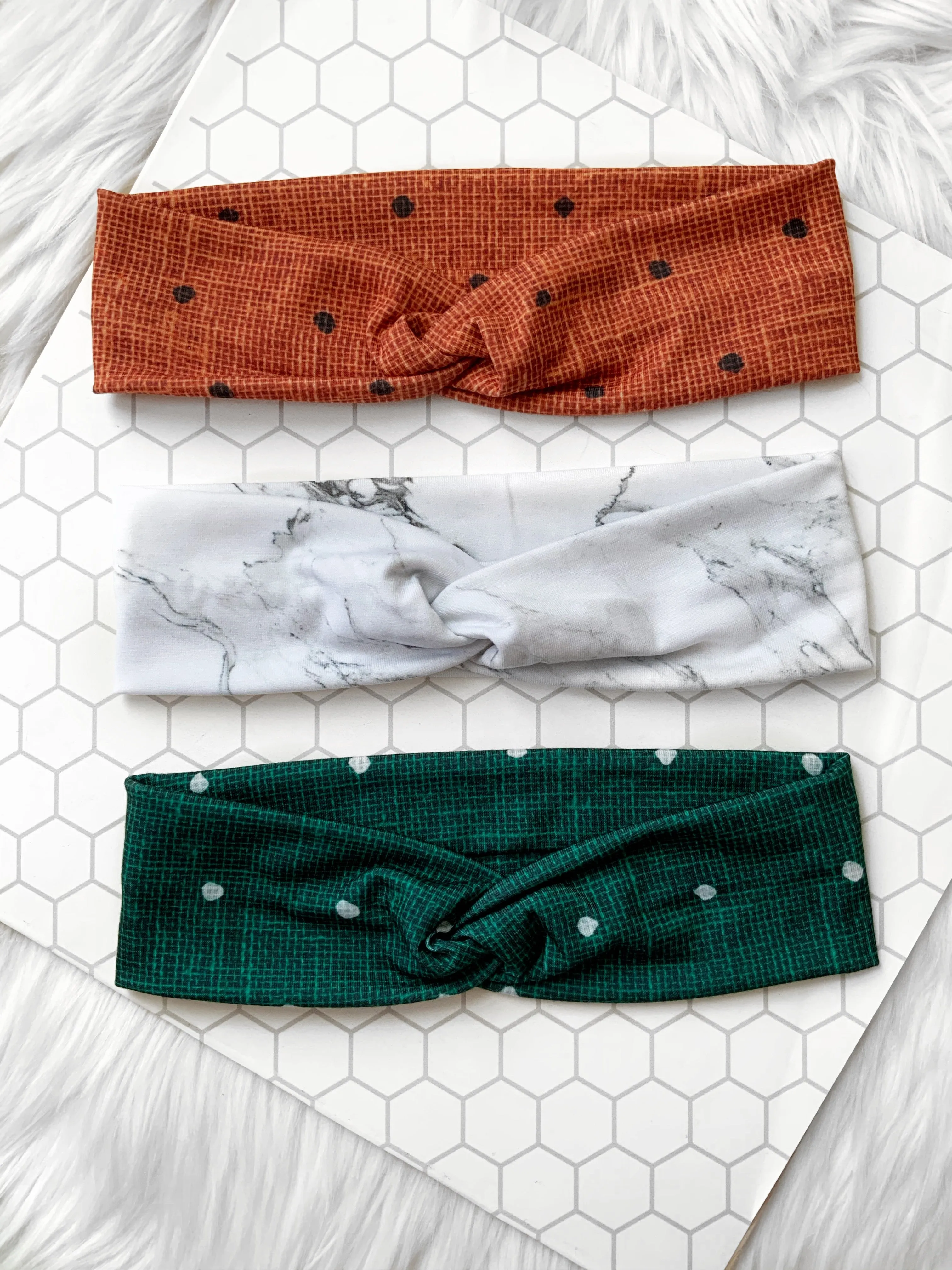 Woven Polka Dots Knottie